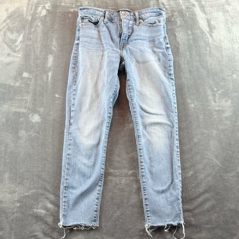 Lucky Brand Women's Jeans Size 4 Distressed Ankle Light Wash
